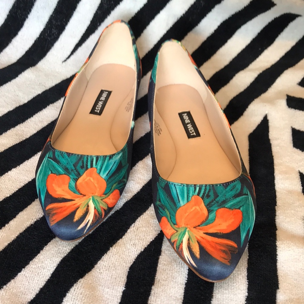 Nine West Blue SpeakUp Flats